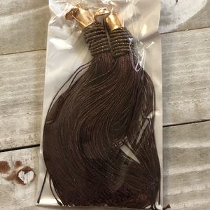 3 for $15 gold fashion earrings with brown tassels